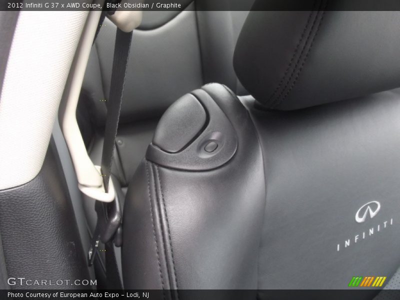Black Obsidian / Graphite 2012 Infiniti G 37 x AWD Coupe
