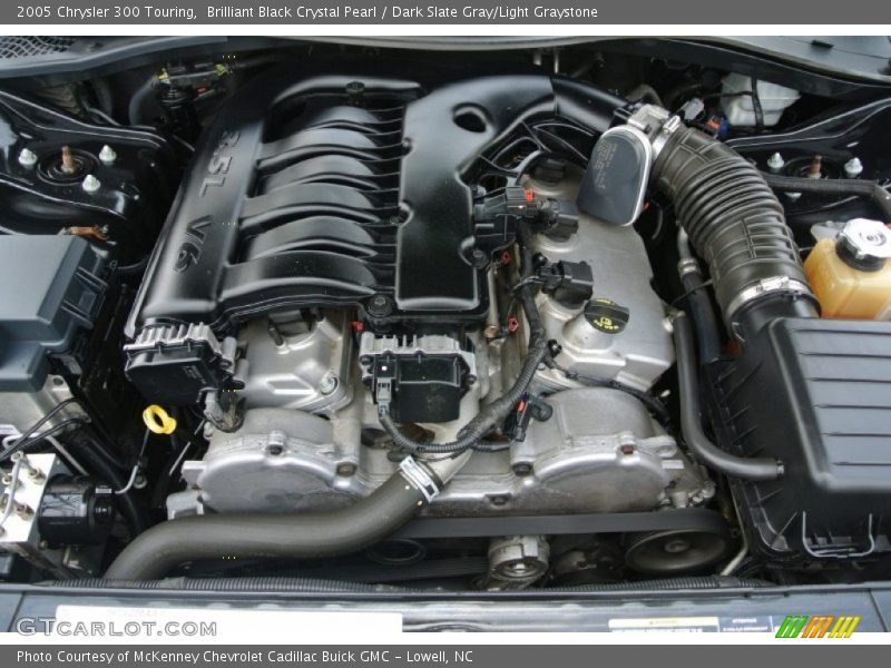 Brilliant Black Crystal Pearl / Dark Slate Gray/Light Graystone 2005 Chrysler 300 Touring