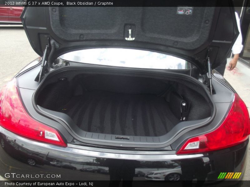 Black Obsidian / Graphite 2012 Infiniti G 37 x AWD Coupe