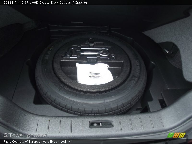 Black Obsidian / Graphite 2012 Infiniti G 37 x AWD Coupe