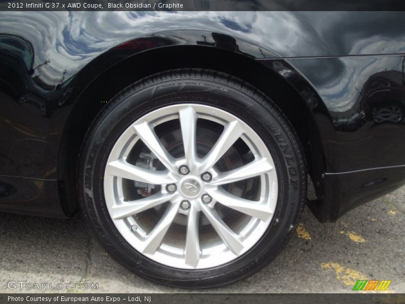 Black Obsidian / Graphite 2012 Infiniti G 37 x AWD Coupe