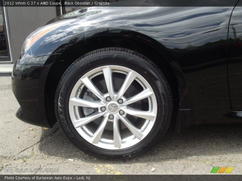 Black Obsidian / Graphite 2012 Infiniti G 37 x AWD Coupe
