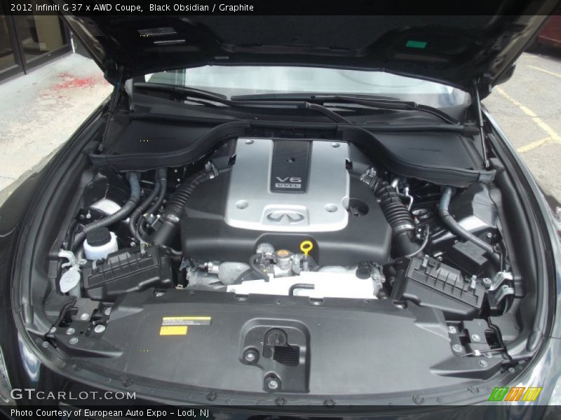 Black Obsidian / Graphite 2012 Infiniti G 37 x AWD Coupe