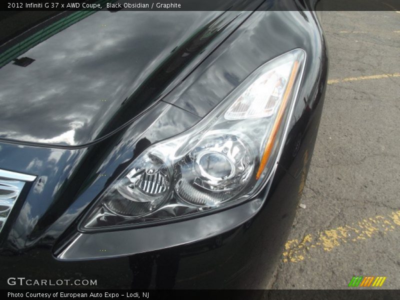 Black Obsidian / Graphite 2012 Infiniti G 37 x AWD Coupe