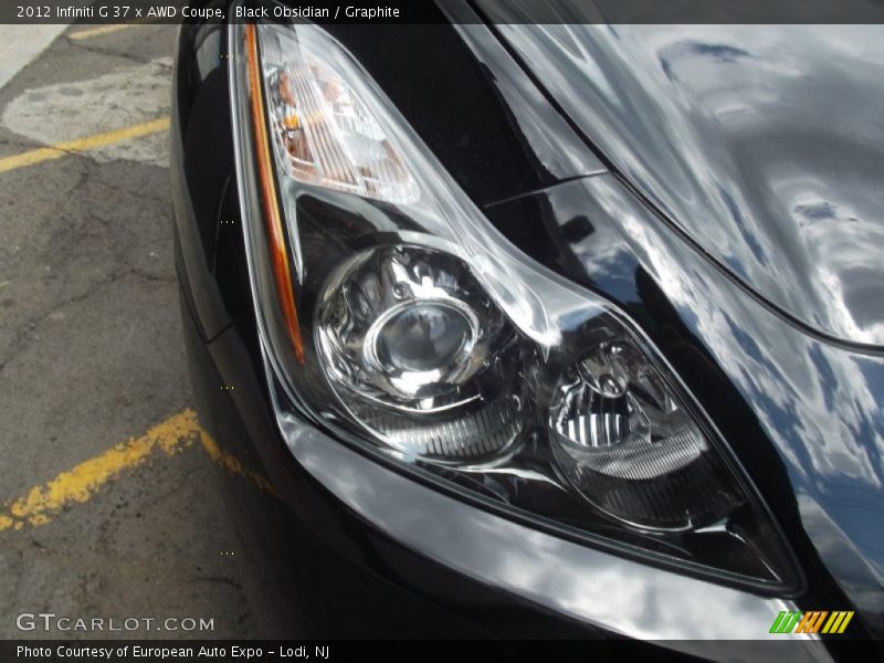 Black Obsidian / Graphite 2012 Infiniti G 37 x AWD Coupe