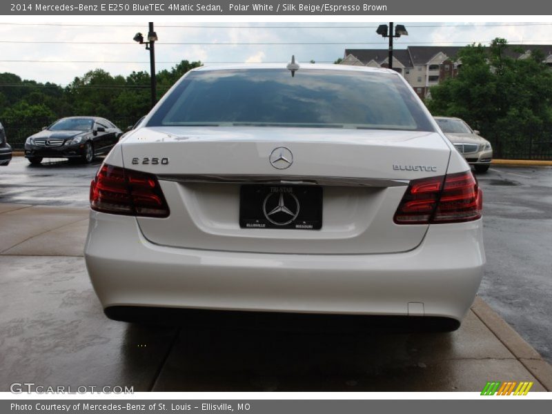 Polar White / Silk Beige/Espresso Brown 2014 Mercedes-Benz E E250 BlueTEC 4Matic Sedan