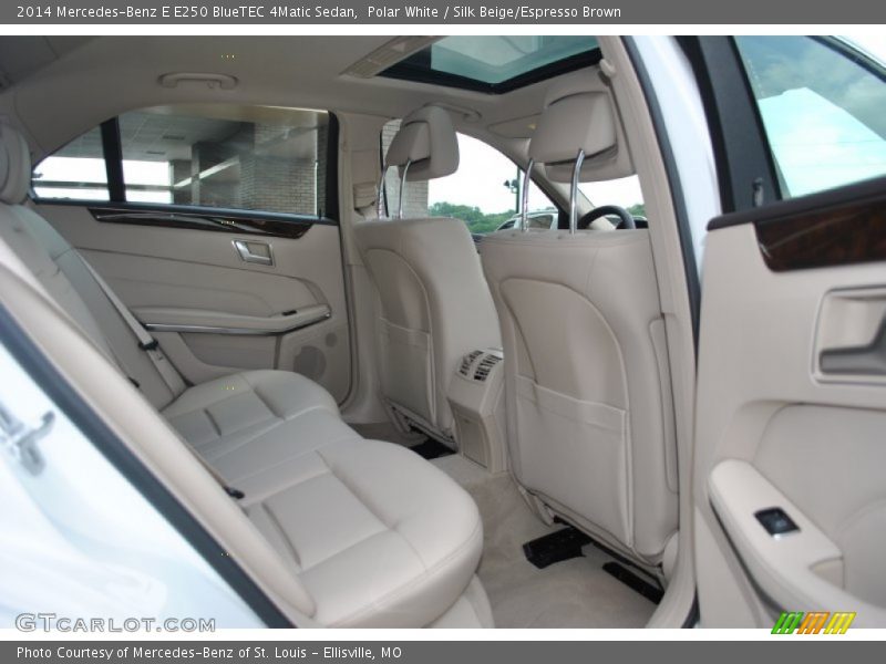 Polar White / Silk Beige/Espresso Brown 2014 Mercedes-Benz E E250 BlueTEC 4Matic Sedan