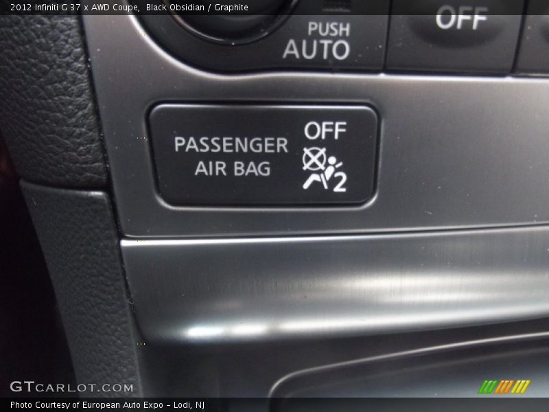 Black Obsidian / Graphite 2012 Infiniti G 37 x AWD Coupe