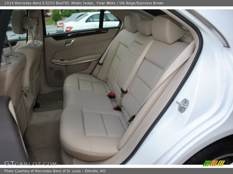 Rear Seat of 2014 E E250 BlueTEC 4Matic Sedan