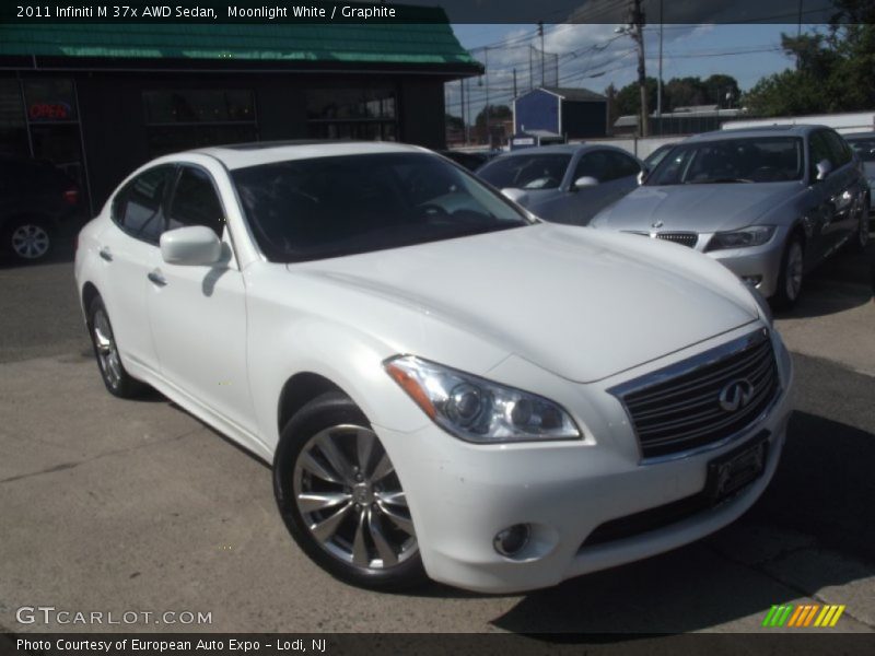 Moonlight White / Graphite 2011 Infiniti M 37x AWD Sedan