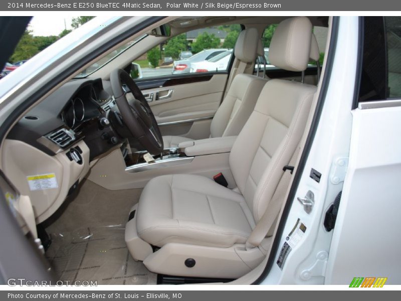  2014 E E250 BlueTEC 4Matic Sedan Silk Beige/Espresso Brown Interior