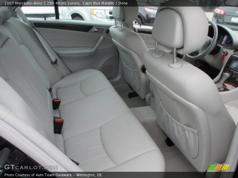 Capri Blue Metallic / Stone 2007 Mercedes-Benz C 280 4Matic Luxury