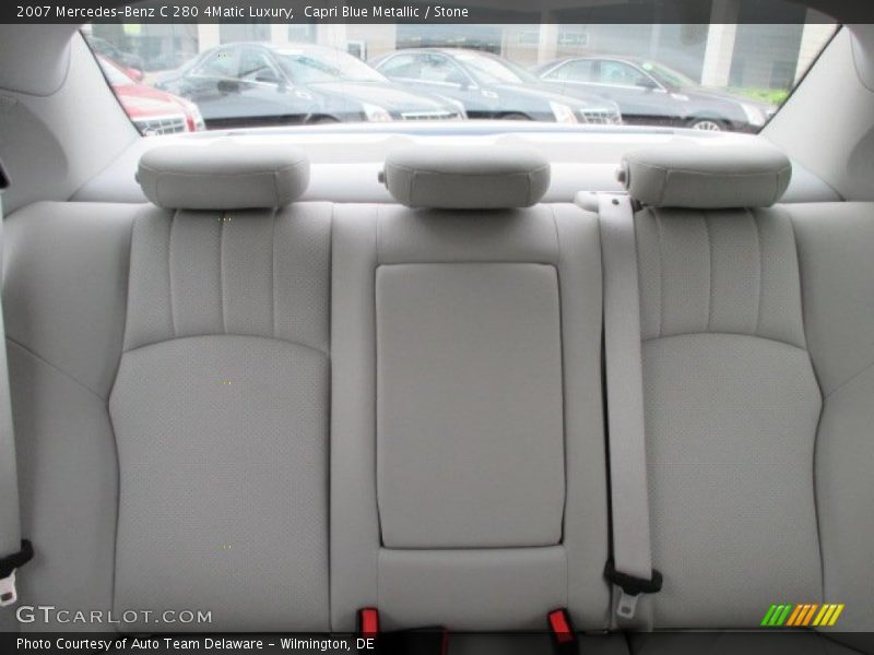 Capri Blue Metallic / Stone 2007 Mercedes-Benz C 280 4Matic Luxury