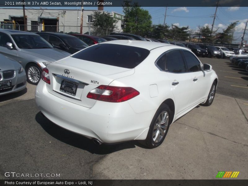 Moonlight White / Graphite 2011 Infiniti M 37x AWD Sedan