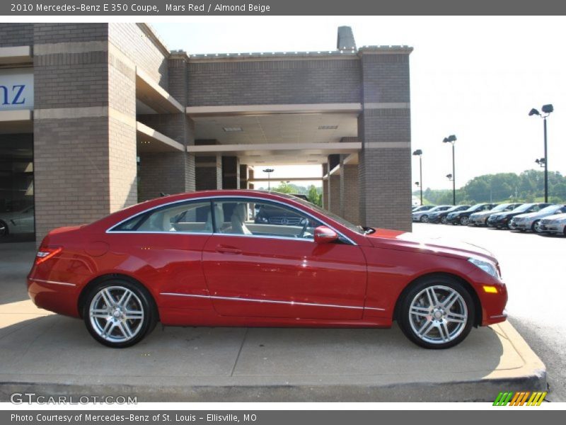 Mars Red / Almond Beige 2010 Mercedes-Benz E 350 Coupe