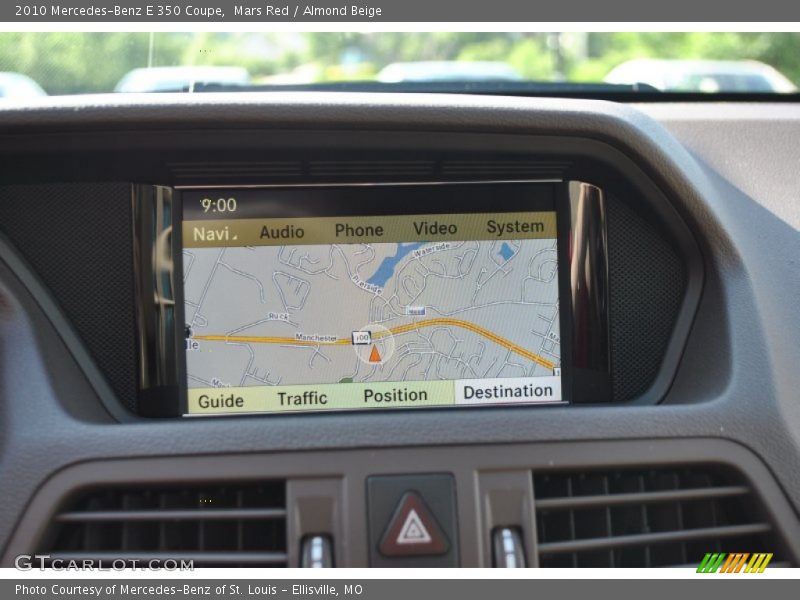 Mars Red / Almond Beige 2010 Mercedes-Benz E 350 Coupe