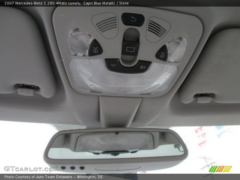 Capri Blue Metallic / Stone 2007 Mercedes-Benz C 280 4Matic Luxury