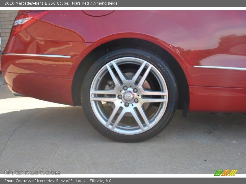 Mars Red / Almond Beige 2010 Mercedes-Benz E 350 Coupe