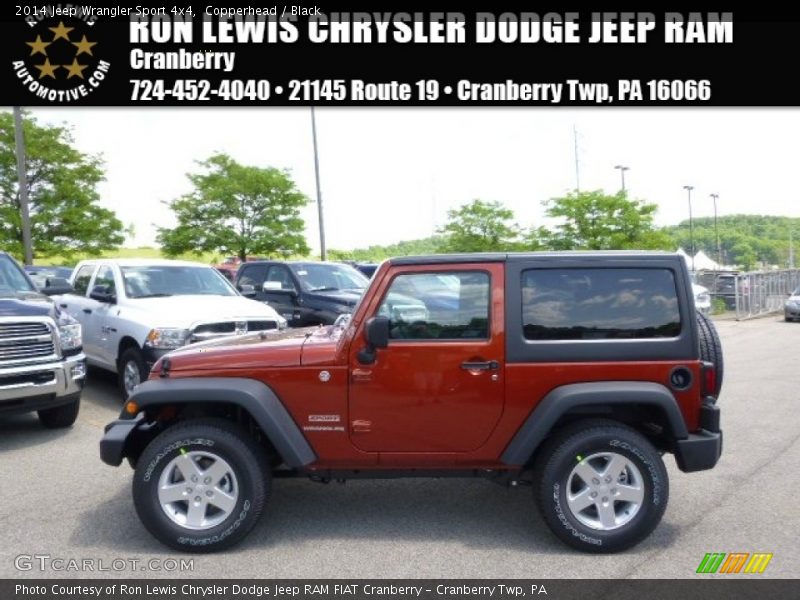 Copperhead / Black 2014 Jeep Wrangler Sport 4x4