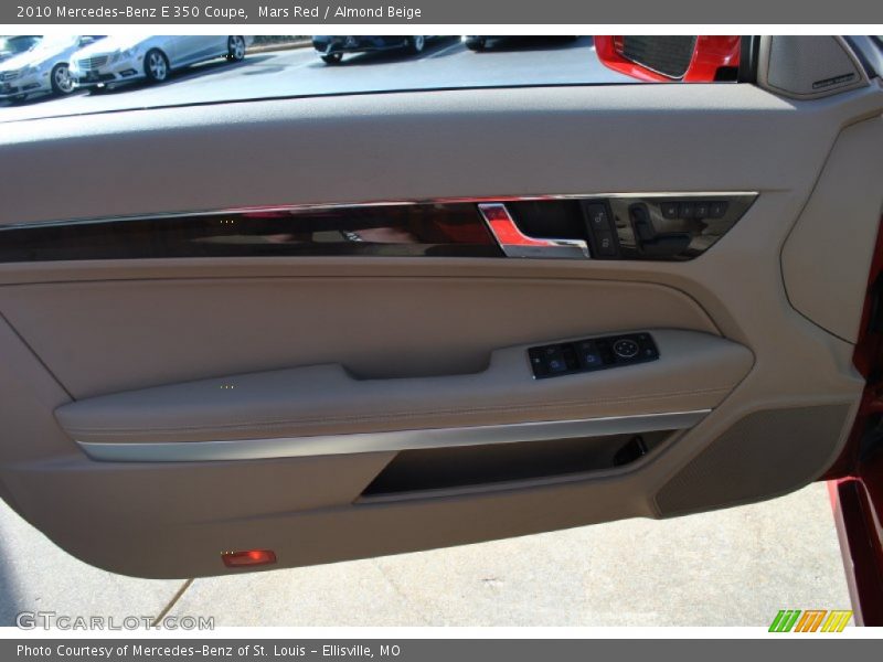 Mars Red / Almond Beige 2010 Mercedes-Benz E 350 Coupe