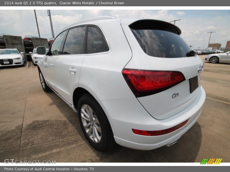 Glacier White Metallic / Chestnut Brown 2014 Audi Q5 2.0 TFSI quattro