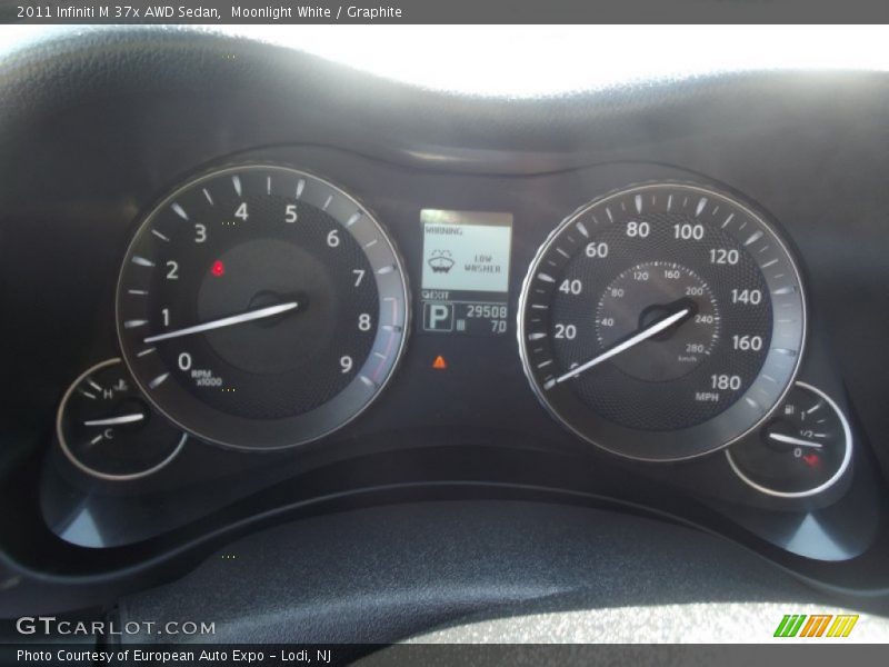 Moonlight White / Graphite 2011 Infiniti M 37x AWD Sedan