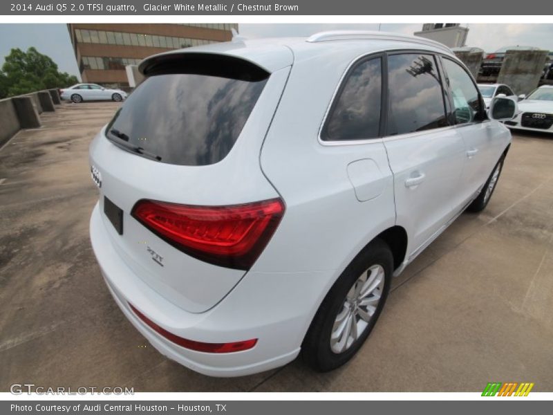 Glacier White Metallic / Chestnut Brown 2014 Audi Q5 2.0 TFSI quattro