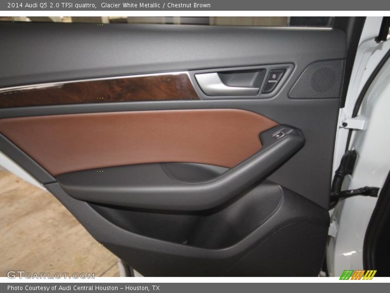 Glacier White Metallic / Chestnut Brown 2014 Audi Q5 2.0 TFSI quattro