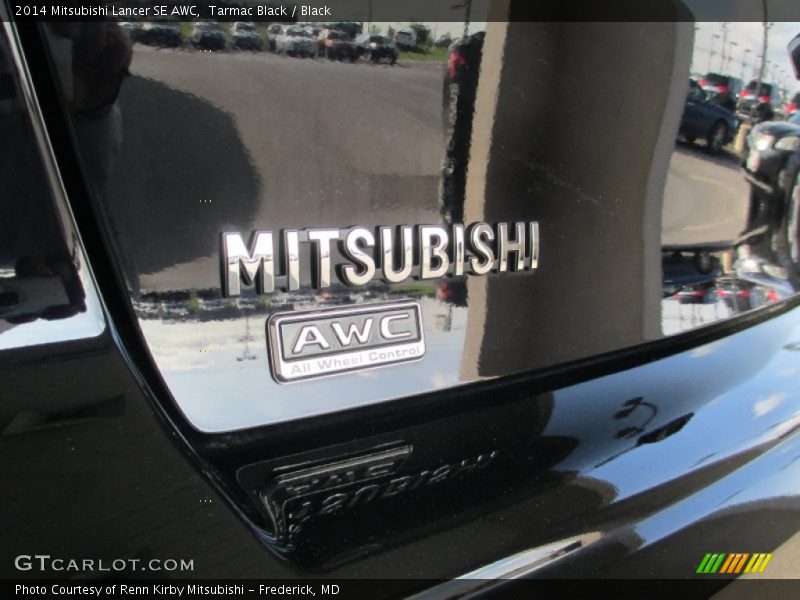 Tarmac Black / Black 2014 Mitsubishi Lancer SE AWC