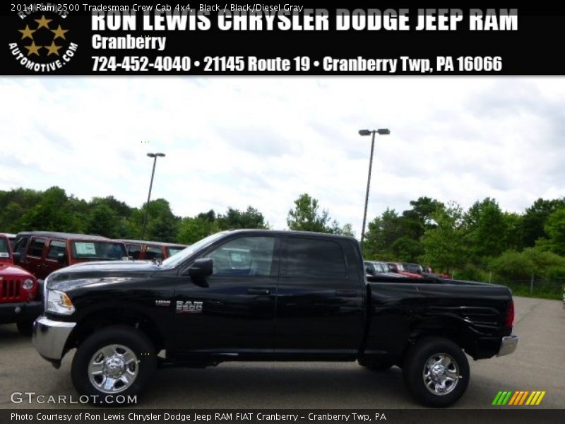 Black / Black/Diesel Gray 2014 Ram 2500 Tradesman Crew Cab 4x4