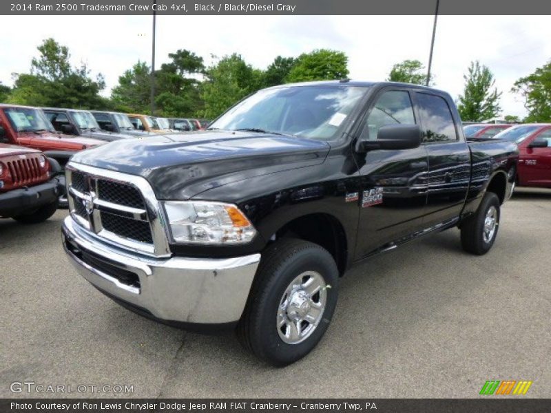 Black / Black/Diesel Gray 2014 Ram 2500 Tradesman Crew Cab 4x4