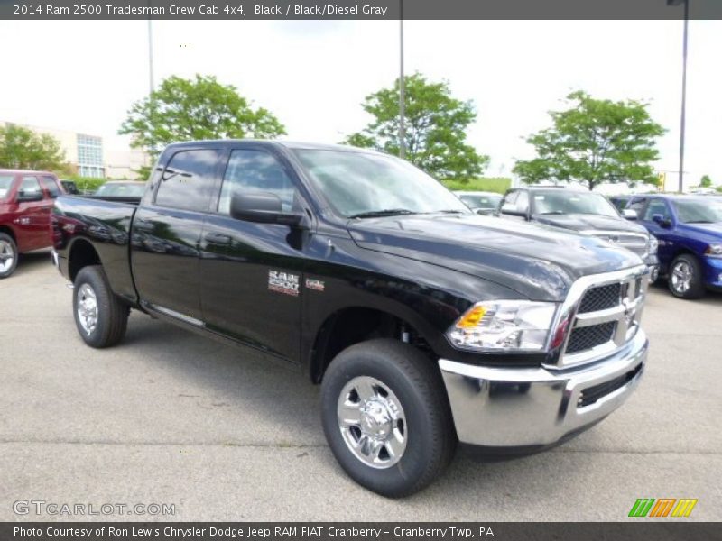 Black / Black/Diesel Gray 2014 Ram 2500 Tradesman Crew Cab 4x4