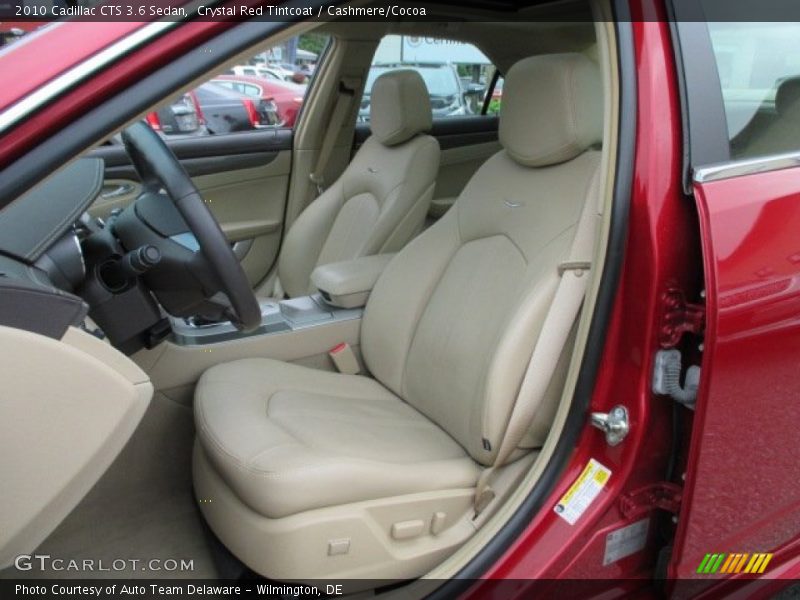 Crystal Red Tintcoat / Cashmere/Cocoa 2010 Cadillac CTS 3.6 Sedan