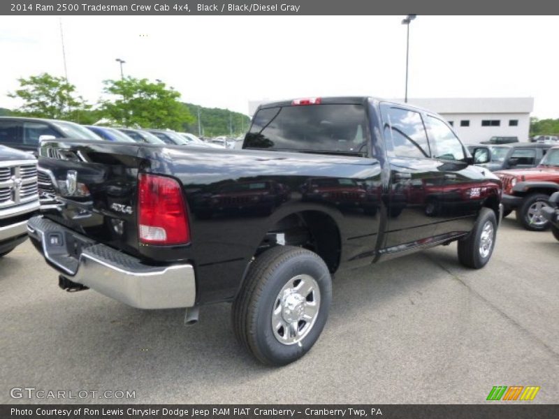 Black / Black/Diesel Gray 2014 Ram 2500 Tradesman Crew Cab 4x4