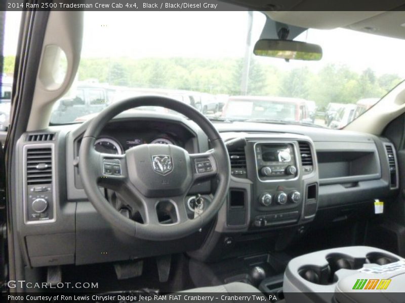 Black / Black/Diesel Gray 2014 Ram 2500 Tradesman Crew Cab 4x4