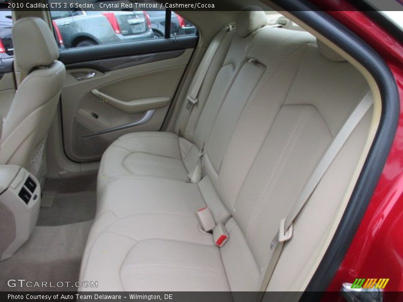 Crystal Red Tintcoat / Cashmere/Cocoa 2010 Cadillac CTS 3.6 Sedan