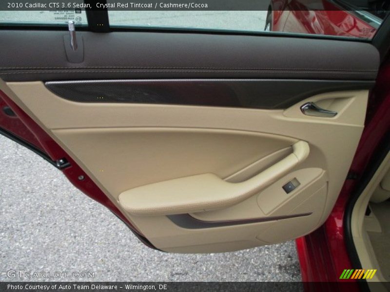 Crystal Red Tintcoat / Cashmere/Cocoa 2010 Cadillac CTS 3.6 Sedan