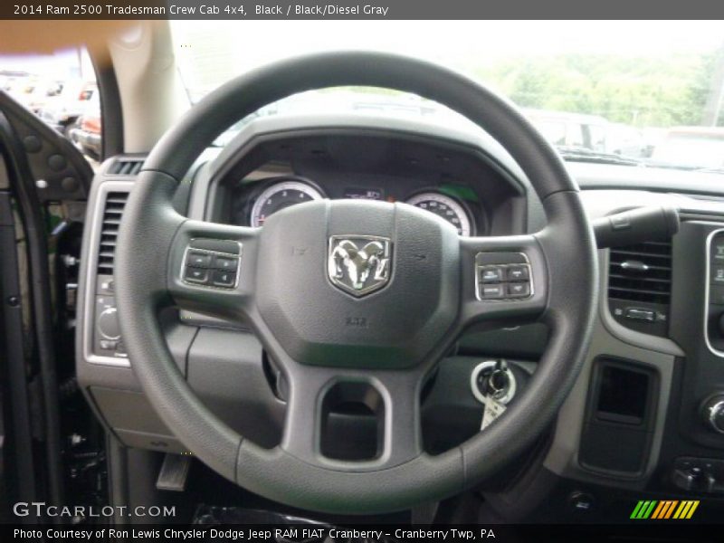 Black / Black/Diesel Gray 2014 Ram 2500 Tradesman Crew Cab 4x4