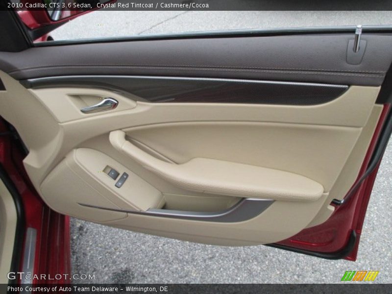 Crystal Red Tintcoat / Cashmere/Cocoa 2010 Cadillac CTS 3.6 Sedan