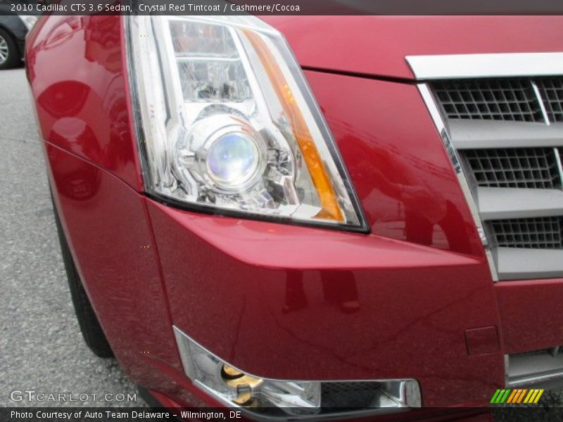 Crystal Red Tintcoat / Cashmere/Cocoa 2010 Cadillac CTS 3.6 Sedan