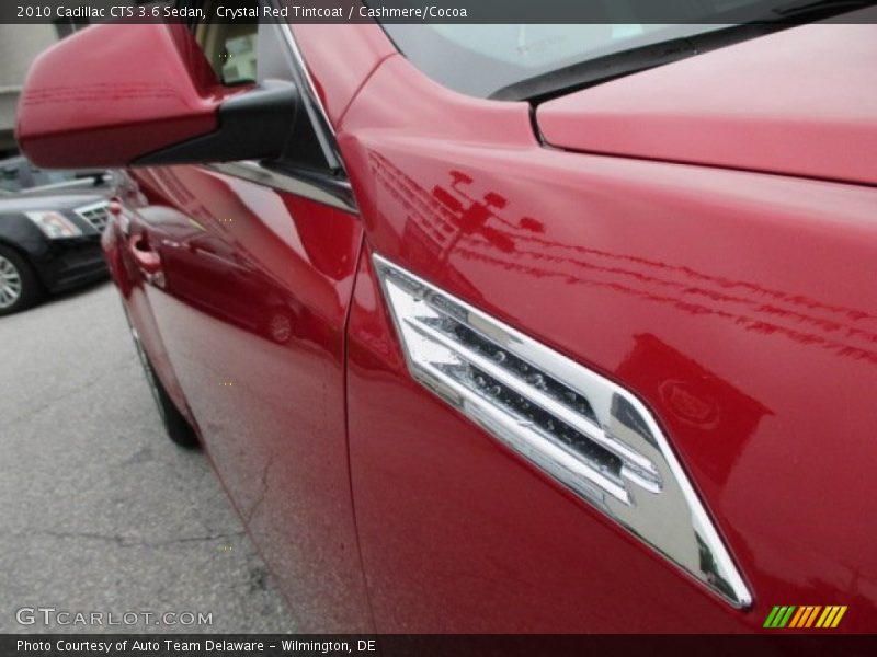 Crystal Red Tintcoat / Cashmere/Cocoa 2010 Cadillac CTS 3.6 Sedan