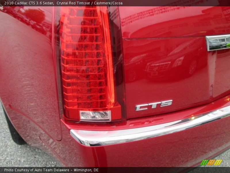 Crystal Red Tintcoat / Cashmere/Cocoa 2010 Cadillac CTS 3.6 Sedan