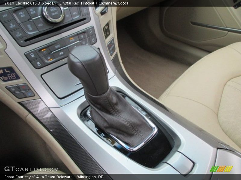 Crystal Red Tintcoat / Cashmere/Cocoa 2010 Cadillac CTS 3.6 Sedan