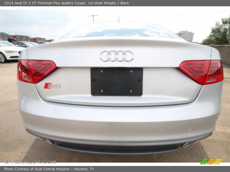 Ice Silver Metallic / Black 2014 Audi S5 3.0T Premium Plus quattro Coupe