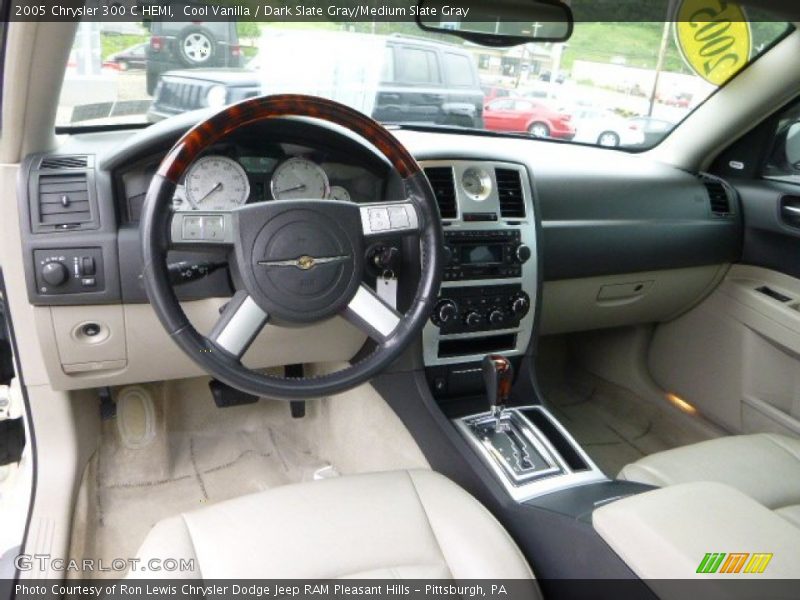 Cool Vanilla / Dark Slate Gray/Medium Slate Gray 2005 Chrysler 300 C HEMI