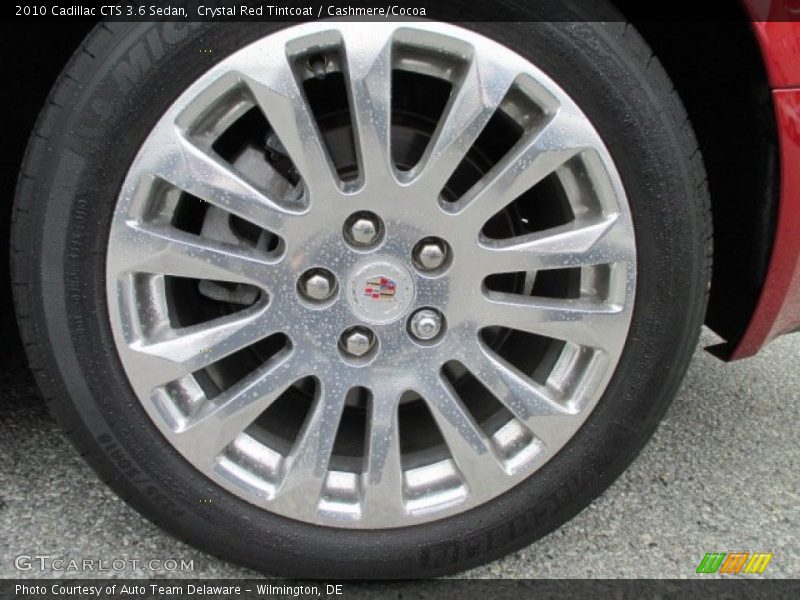 Crystal Red Tintcoat / Cashmere/Cocoa 2010 Cadillac CTS 3.6 Sedan