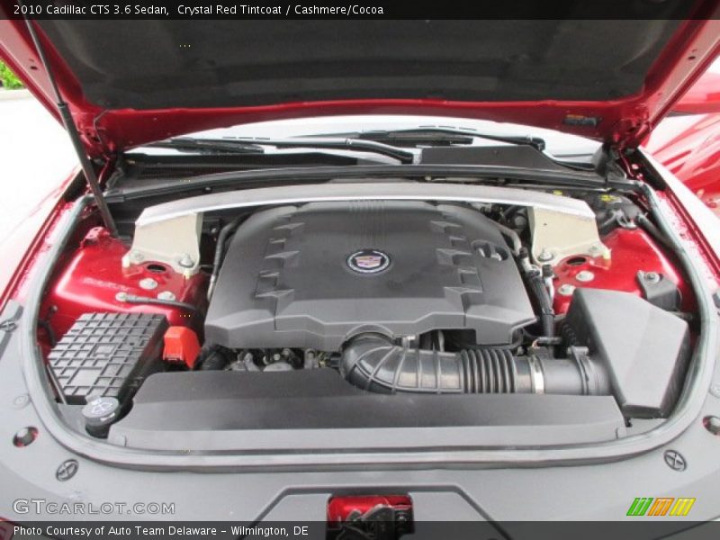 Crystal Red Tintcoat / Cashmere/Cocoa 2010 Cadillac CTS 3.6 Sedan
