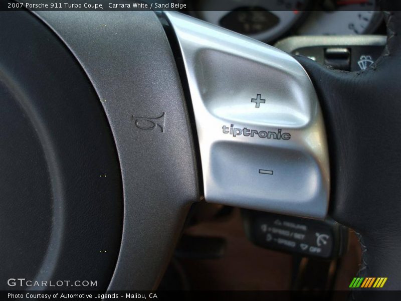 Carrara White / Sand Beige 2007 Porsche 911 Turbo Coupe