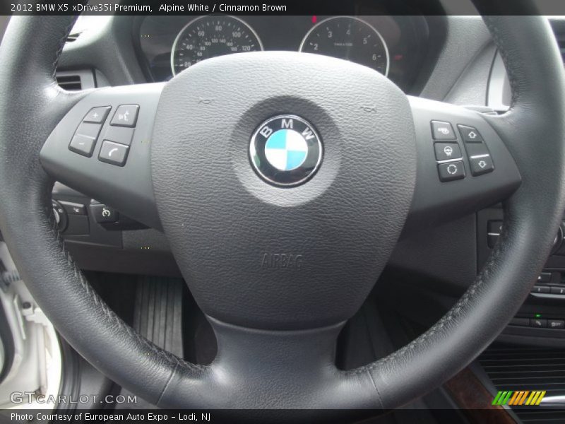 Alpine White / Cinnamon Brown 2012 BMW X5 xDrive35i Premium