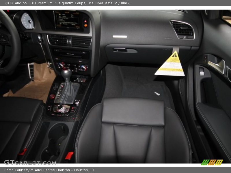 Ice Silver Metallic / Black 2014 Audi S5 3.0T Premium Plus quattro Coupe